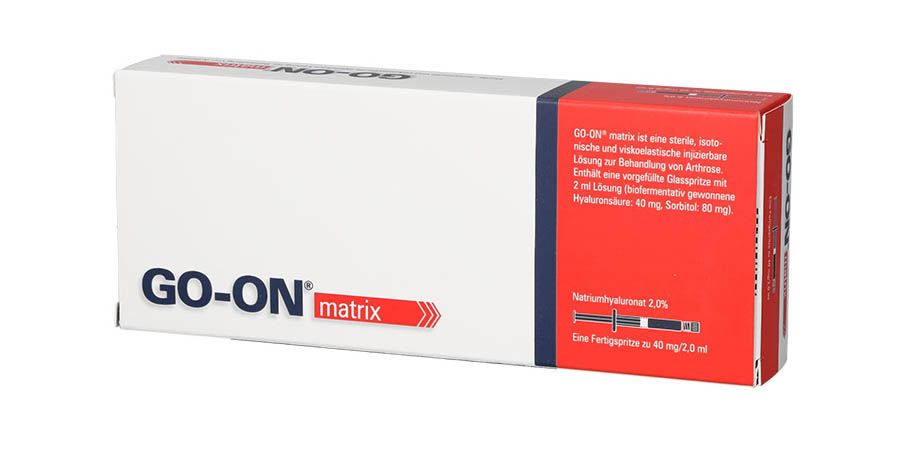 Seitenansicht Go-On Matrix Verpackung