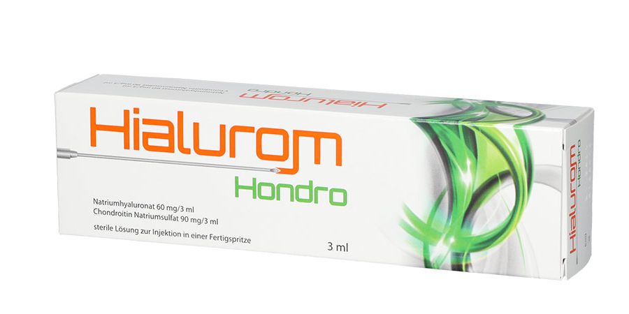 Seitenansicht Hialurom Hondro Verpackung