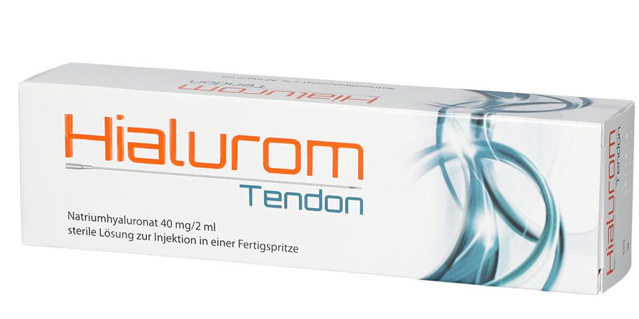 Seitenansicht Hialurom Tendon Verpackung