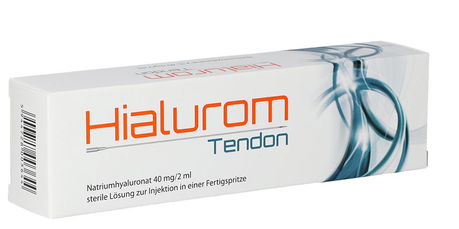 Seitenansicht Hialurom Tendon Verpackung
