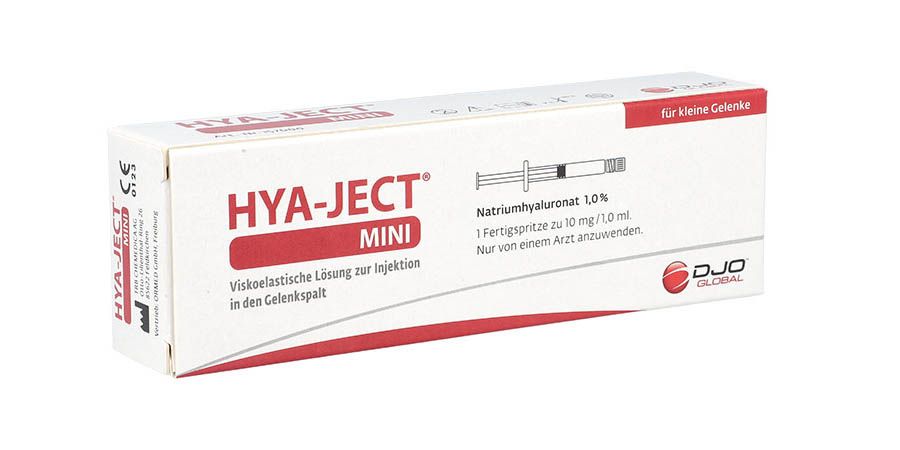 Seitenansicht Hya-Ject Mini Verpackung