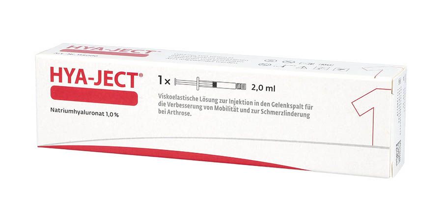 Seitenansicht Hya-Ject Standard Verpackung