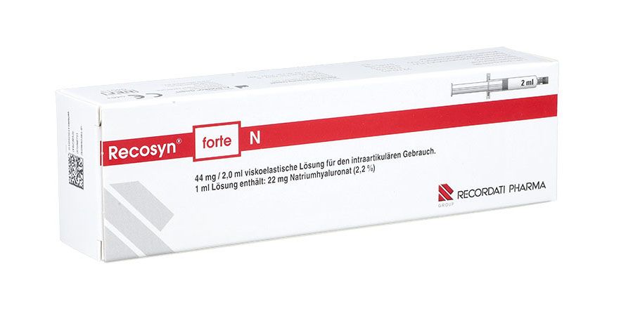 Seitenansicht Recosyn Forte N Verpackung